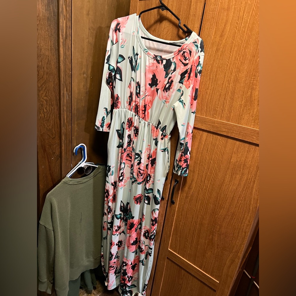 Floral Print Women's Dress